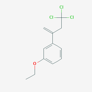 1-Ethoxy-3-(4,4,4-trichlorobut-1-en-2-yl)benzene