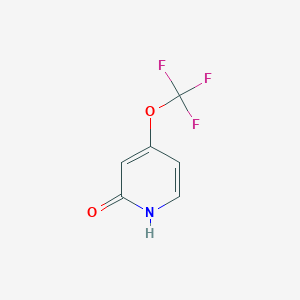 molecular formula C6H4F3NO2 B1459992 4-(トリフルオロメトキシ)-1,2-ジヒドロピリジン-2-オン CAS No. 1361737-94-1