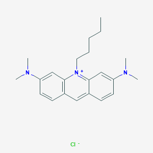 3,6-Bis(dimethylamino)-10-pentylacridin-10-ium chloride