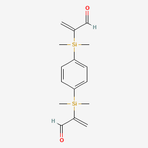 2,2'-[1,4-Phenylenebis(dimethylsilanediyl)]di(prop-2-enal)