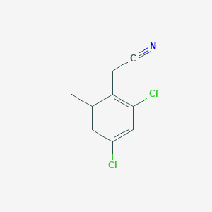 molecular formula C9H7Cl2N B1459997 2,4-Dichloro-6-methylphenylacetonitrile CAS No. 1807183-62-5