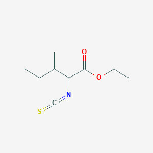 molecular formula C9H15NO2S B14599972 2-Isothiocyanato-3-methylpentanoic acid ethyl ester CAS No. 58511-06-1