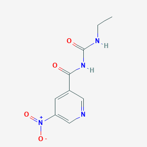 N-(Ethylcarbamoyl)-5-nitropyridine-3-carboxamide