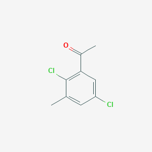 molecular formula C9H8Cl2O B1459999 2',5'-Dichloro-3'-methylacetophenone CAS No. 1804896-15-8