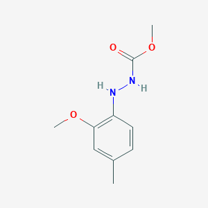 Methyl 2-(2-methoxy-4-methylphenyl)hydrazine-1-carboxylate