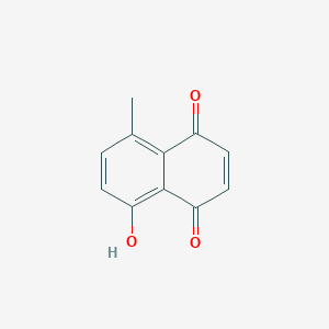 molecular formula C11H8O3 B14600059 1,4-Naphthalenedione, 5-hydroxy-8-methyl- CAS No. 60011-37-2