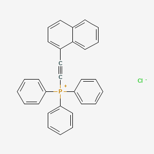 [(Naphthalen-1-yl)ethynyl](triphenyl)phosphanium chloride