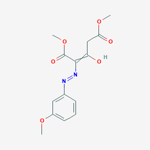 molecular formula C14H16N2O6 B1460013 Dimethyl 2-[2-(3-methoxyphenyl)hydrazono]-3-oxopentanedioate CAS No. 303150-47-2