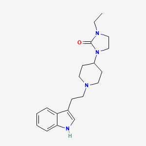 1-Ethyl-3-{1-[2-(1H-indol-3-yl)ethyl]piperidin-4-yl}imidazolidin-2-one