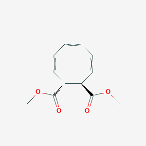 molecular formula C12H14O4 B14600162 dimethyl (1R,2R)-cycloocta-3,5,7-triene-1,2-dicarboxylate CAS No. 60861-01-0