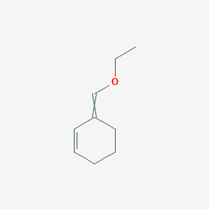 molecular formula C9H14O B14600168 3-(Ethoxymethylidene)cyclohex-1-ene CAS No. 60638-14-4