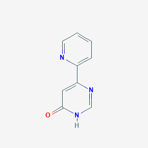 molecular formula C9H7N3O B1460017 6-Pyridin-2-ylpyrimidin-4-ol CAS No. 1105195-55-8