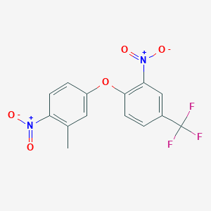 1-(3-Methyl-4-nitrophenoxy)-2-nitro-4-(trifluoromethyl)benzene