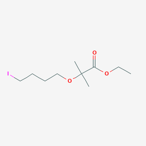 Ethyl 2-(4-iodobutoxy)-2-methylpropanoate