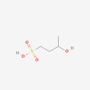 molecular formula C4H10O4S B14600198 3-Hydroxybutane-1-sulfonic acid CAS No. 60833-97-8