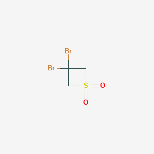 Thietane, 3,3-dibromo-, 1,1-dioxide