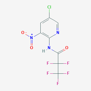 N-(5-Chloro-3-nitropyridin-2-yl)-2,2,3,3,3-pentafluoropropanamide