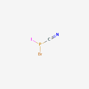 molecular formula CBrINP B14600305 Phosphorocyanidous bromide iodide CAS No. 60212-92-2