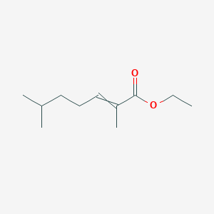 molecular formula C11H20O2 B14600337 Ethyl 2,6-dimethylhept-2-enoate CAS No. 60148-91-6