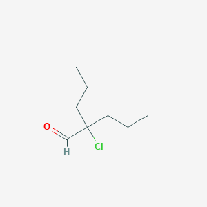 2-Chloro-2-propylpentanal