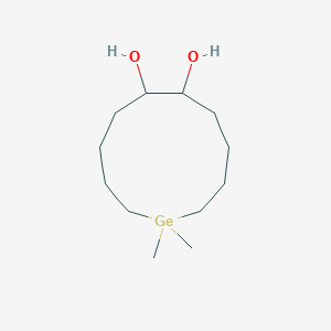 1,1-Dimethyl-1-germacycloundecane-6,7-diol