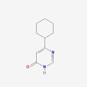 molecular formula C10H14N2O B1460042 6-环己基嘧啶-4-醇 CAS No. 1159818-32-2