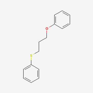 Benzene, ((3-phenoxypropyl)thio)-