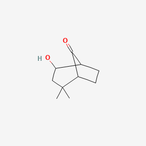 molecular formula C10H16O2 B14600529 4-Hydroxy-2,2-dimethylbicyclo[3.2.1]octan-8-one CAS No. 60909-23-1