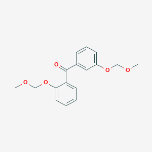 molecular formula C17H18O5 B1460053 [2-(Methoxymethoxy)phenyl][3-(methoxymethoxy)phenyl]methanone CAS No. 938458-71-0