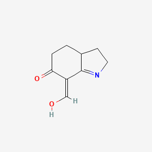 (7Z)-7-(hydroxymethylidene)-3,3a,4,5-tetrahydro-2H-indol-6-one