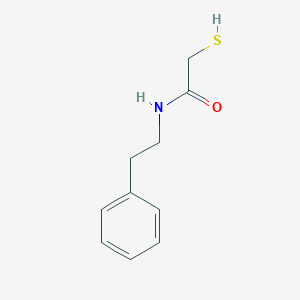 molecular formula C10H13NOS B14600558 N-(2-Phenylethyl)-2-sulfanylacetamide CAS No. 60977-81-3