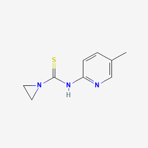 N-(5-Methylpyridin-2-yl)aziridine-1-carbothioamide