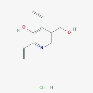 2,4-Bis(ethenyl)-5-(hydroxymethyl)pyridin-3-ol;hydrochloride