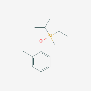 Methyl(2-methylphenoxy)di(propan-2-yl)silane