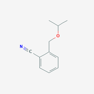 molecular formula C11H13NO B1460061 2-(异丙氧基甲基)苯甲腈 CAS No. 1000931-90-7