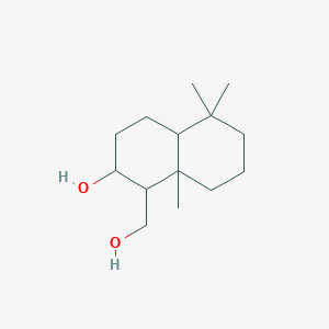 1-Naphthalenemethanol, decahydro-2-hydroxy-5,5,8a-trimethyl-