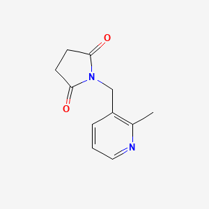 2,5-Pyrrolidinedione, 1-[(2-methyl-3-pyridinyl)methyl]-