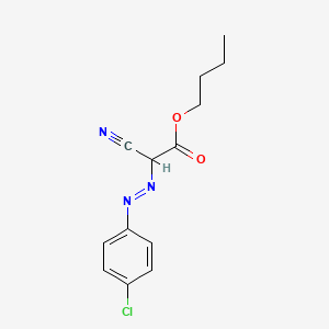 Butyl [(E)-(4-chlorophenyl)diazenyl](cyano)acetate