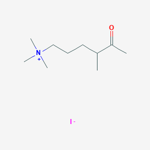 N,N,N,4-Tetramethyl-5-oxohexan-1-aminium iodide