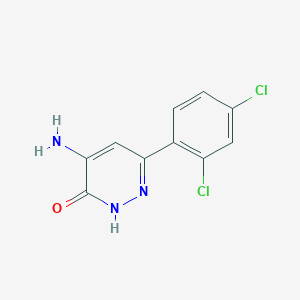 4-Amino-6-(2,4-dichlorophenyl)pyridazin-3-ol