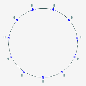 molecular formula C22H55N11 B14600681 1,4,7,10,13,16,19,22,25,28,31-Undecaazacyclotritriacontane CAS No. 60464-68-8
