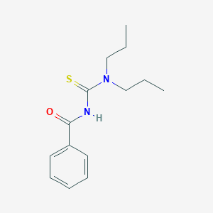 molecular formula C14H20N2OS B14600683 N-(Dipropylcarbamothioyl)benzamide CAS No. 58682-52-3