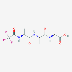 molecular formula C11H16F3N3O5 B14600699 N-(Trifluoroacetyl)-L-alanyl-L-alanyl-L-alanine CAS No. 59652-86-7