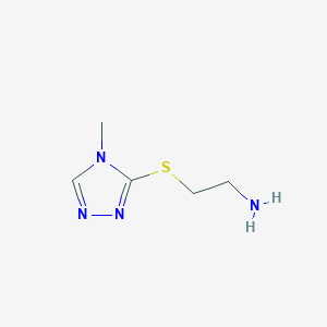 2-((4-Methyl-4H-1,2,4-triazol-3-yl)thio)ethanamine
