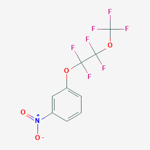 1-Nitro-3-[1,1,2,2-tetrafluoro-2-(trifluoromethoxy)ethoxy]benzene