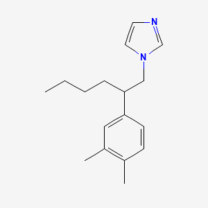 1-[2-(3,4-Dimethylphenyl)hexyl]-1H-imidazole