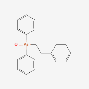 molecular formula C20H19AsO B14600737 Oxo(diphenyl)(2-phenylethyl)-lambda~5~-arsane CAS No. 61025-02-3