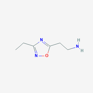 2-(3-Ethyl-1,2,4-oxadiazol-5-YL)ethanamine