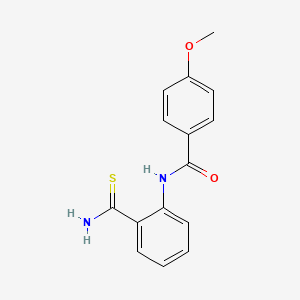 N-(2-Carbamothioylphenyl)-4-methoxybenzamide