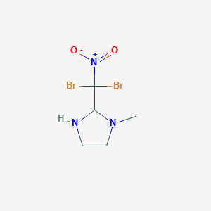 2-[Dibromo(nitro)methyl]-1-methylimidazolidine